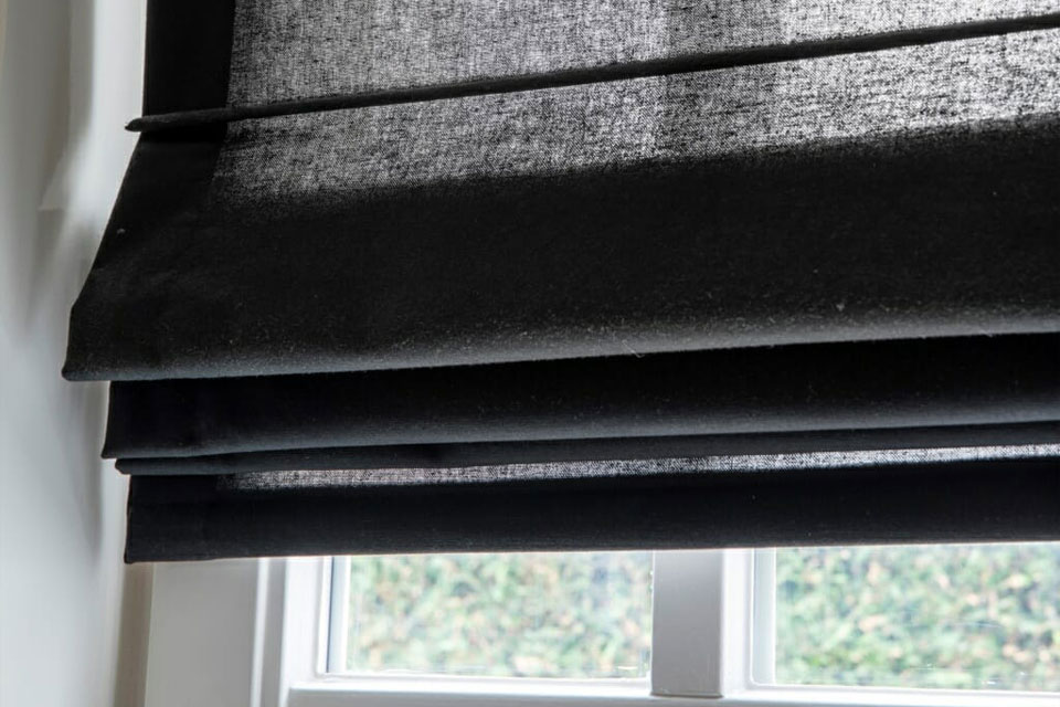 Zonnelux vouwgordijnen op maat gemaakt